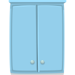 Blue cabinet