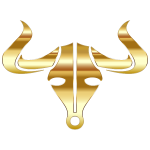 Gold Bull Icon 2 No Background