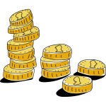 Gold Coins Illustration