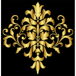 Gold Damask Design