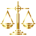 Gold Scales Of Justice Icon