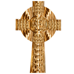 Golden Celtic Cross