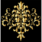 Golden Damask Design