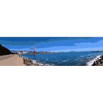 Golden Gate Bridge Panorama 2015090410