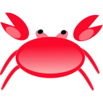 Cartoon crab