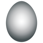 Grayscale Easter Egg