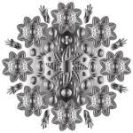 Grayscale Mandala