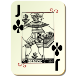 Guyenne deck Jack of clubs