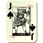 Guyenne deck Jack of spades