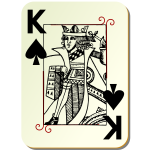 Guyenne deck King of spades