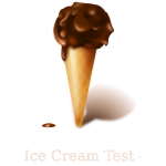Chocolate ice cream image