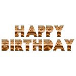 Happy Birthday Typography 8