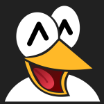 Penguin laughing