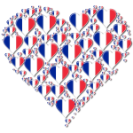 Heart France Fractal Enhanced 3