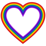 Gay Pride Flag In Vector Format Free SVG