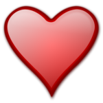 Heart gloss vector image