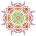 Hexagonal Tessellation Design 8