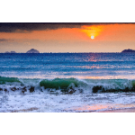 High Poly Vietnam Ocean Sunset
