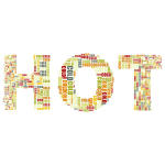 Hot And Cold Typography No Background