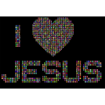 I Love Jesus 3 With Background