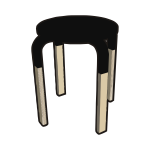 Ikea stool vector image