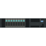 Intel 2U rack server vector clip art