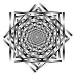 Interlocking Optical Illusion Vortex