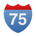 Interstate 75 icon