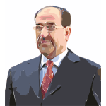 Iraqi Prime Minister Nouri al Maliki Painted