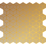 Vector graphics of weave pattern following isometric axes
