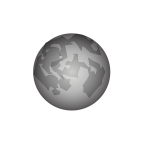 Gray globe
