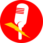 Wireless microphone vector icon