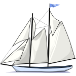 Schooner ship