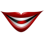 Joker smile vector image