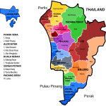 Malaysia electoral map