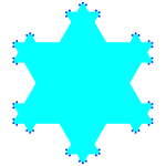 Snowflake fractal