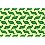 Green leafy pattern