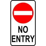 No Motorcycles Vector Traffic Sign Free SVG