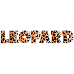 Leopard Typography 2