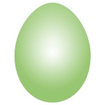 Lime Green Easter Egg