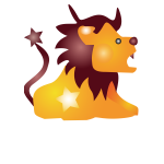 Woman With Male Lions Free SVG