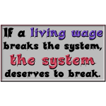 Living Wage Message