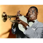 Louis Armstrong Restored Color