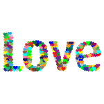Love Heart Typography Redux 2