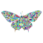 Low Poly Butterfly Prismatic 3