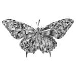 Low Poly Butterfly Prismatic 6