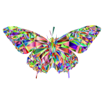 Low Poly Butterfly Prismatic 7