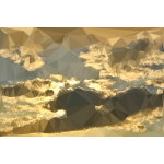 Low Poly Golden Clouds