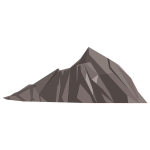 Simple polygons mountain
