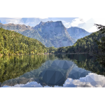 Austrian lake vector image